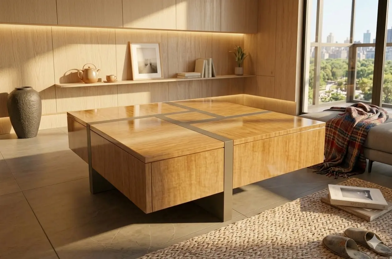 Mesa ratona de diseño contemporáneo